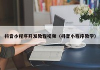 抖音小程序开发教程视频（抖音小程序教学）