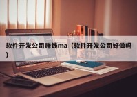 软件开发公司赚钱ma（软件开发公司好做吗）